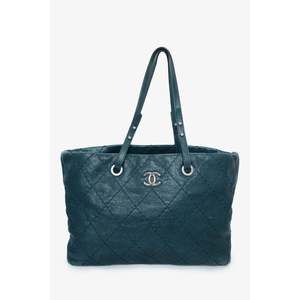 Pre-Loved Chanel™ Green On The Road Tote